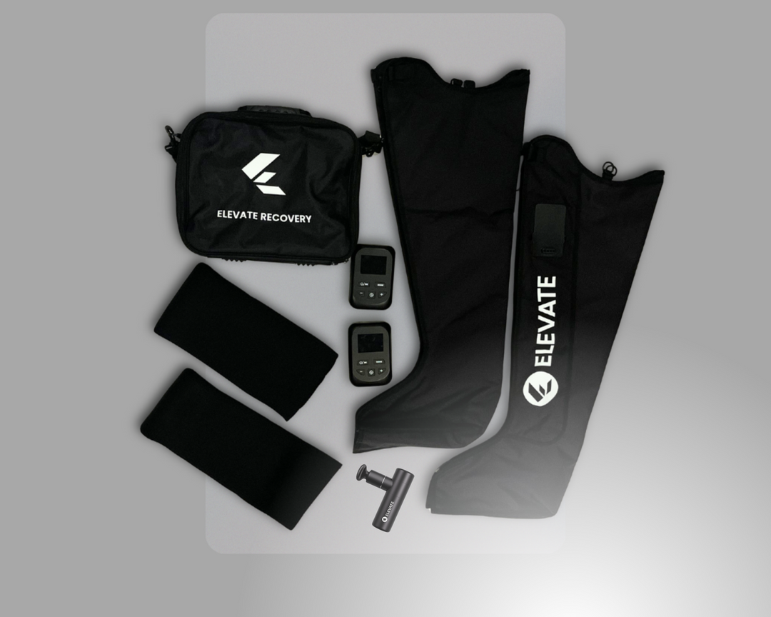 Cold Compression Bundle – Air Recovery Boots + Cryo Sleeves + Free DuotTherm Mini